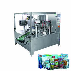 Pre-made bag rotary packing machine